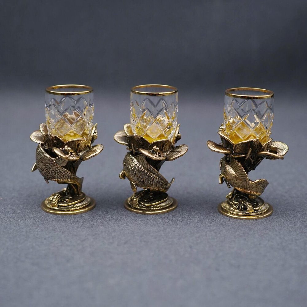 Подарочный набор стопок "Удачная рыбалка"