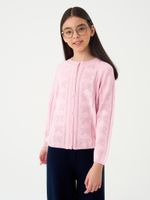 Кардиган для девочки AT1385 розовый
