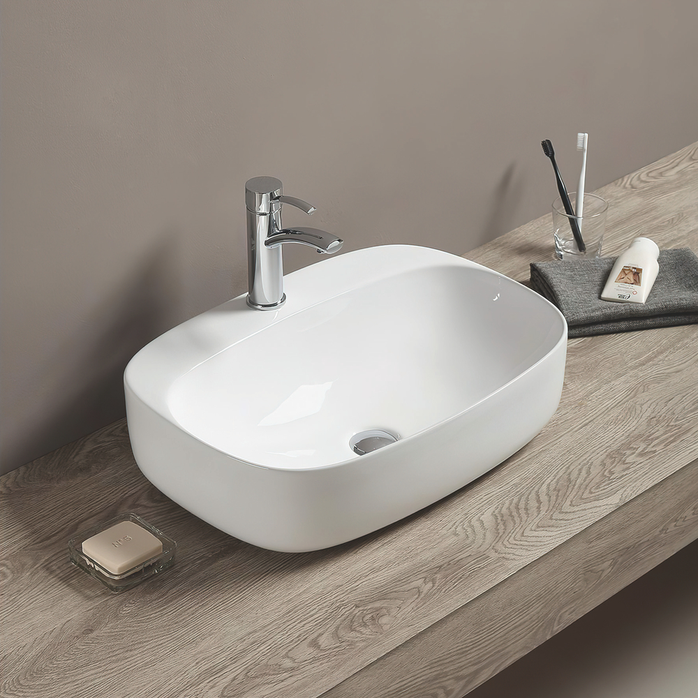 Раковина керамическая накладная Art&Max AM-78374