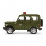 Модель ин. мет. "Uaz Hunter. Армия России" 17см, свет-звук, двер, зел, коробка HUNTER-124SL-GNAR (Техно