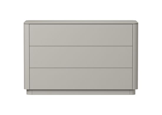 Комод Tammi 3 ящика ширина 120 см (серо-бежевый)