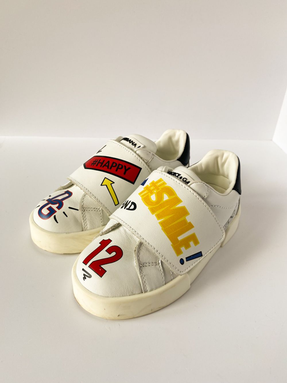 Кожаные кроссовки Dolce&Gabbana, 25,5