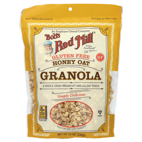 Bob's Red Mill, мюсли с медом и овсянкой, без глютена, 340 г (12 унций)