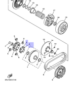 Грузик вариатора MAJESTY Yamaha 5RU176320000