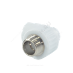Угольник PP-R комбинированный белый Дн 25х3/4" НР VALFEX 10126025