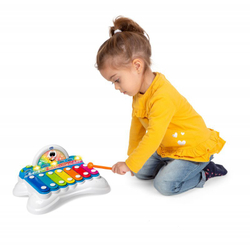 Chicco - Ксилофон Rainbow Cymbals 3 в 1 со светом и звуком 98191