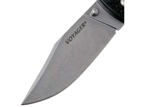 Нож складной Cold Steel Voyager Clip Large Plain AUS10A Griv-Ex (CS-29AC)