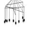 Подвесная люстра Ideal Lux Pop SP10 Nero 158860