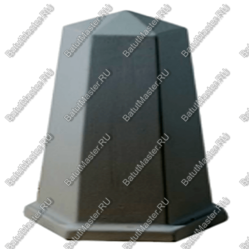 СТОЛБ БЕТОННЫЙ ШЕСТИГРАННЫЙ, ОКРАШЕННЫЙ