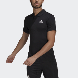 Мужское теннисное поло adidas Heat Ready Polo Men - Black, White