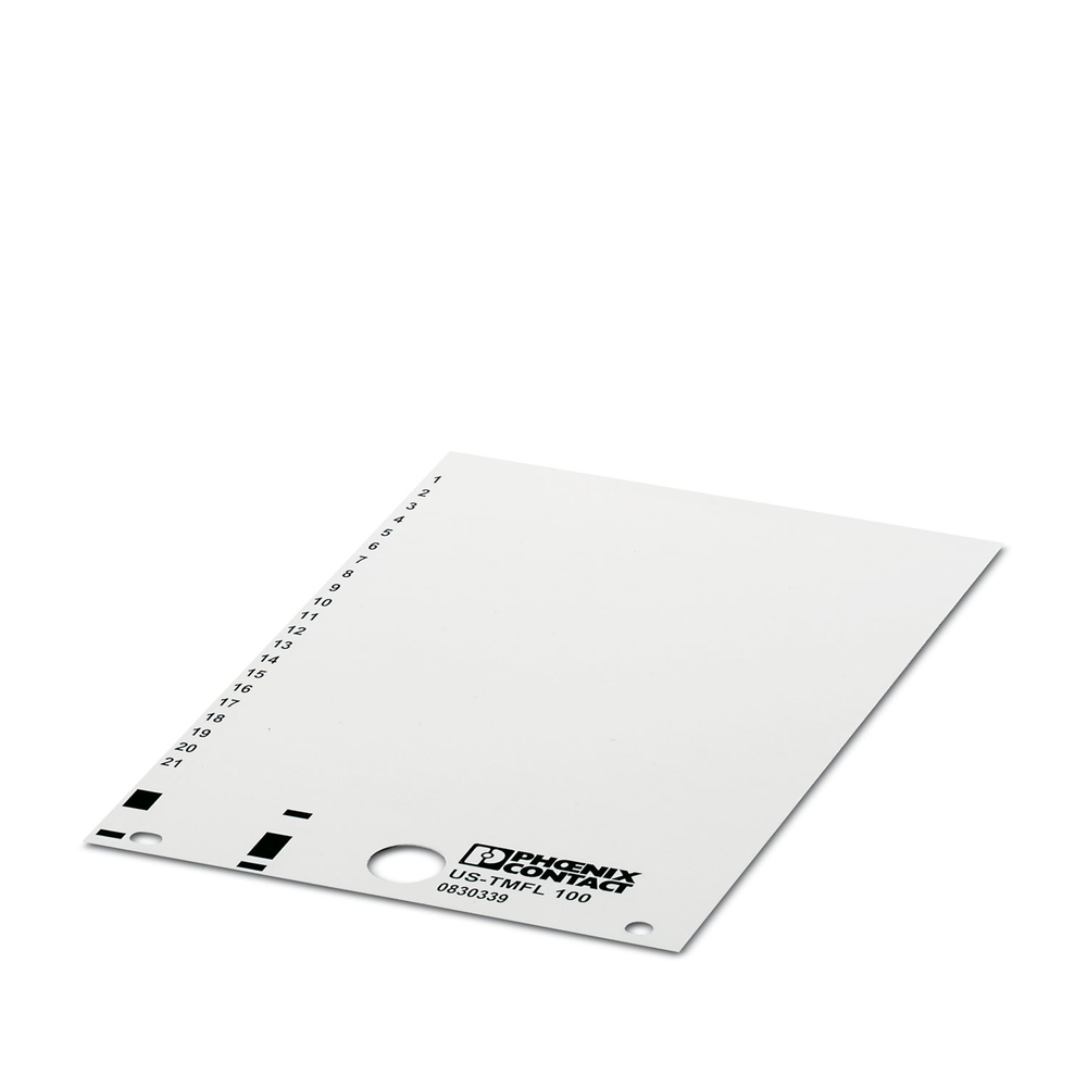 0830419 - US-TMFL 100 CUS - Маркировка для клеммных модулей