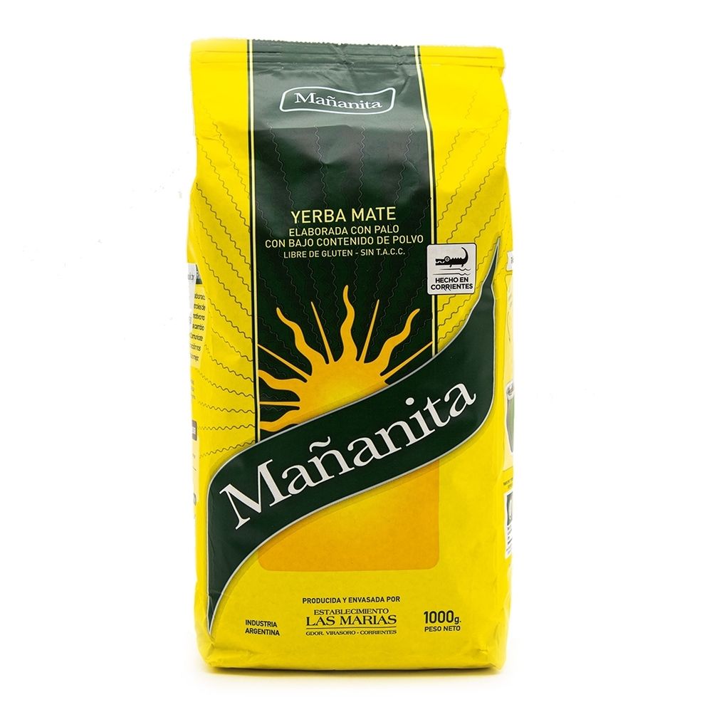 Чай мате Mananita Yerba mate Con Palo 1 кг, 2 шт