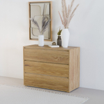 Комод Дольче Вита с 3 глубокими ящиками, массив дикого дуба
