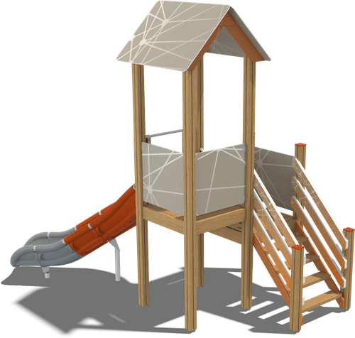 Детский городок Белгород (стойки дуб, паттерн Vector)