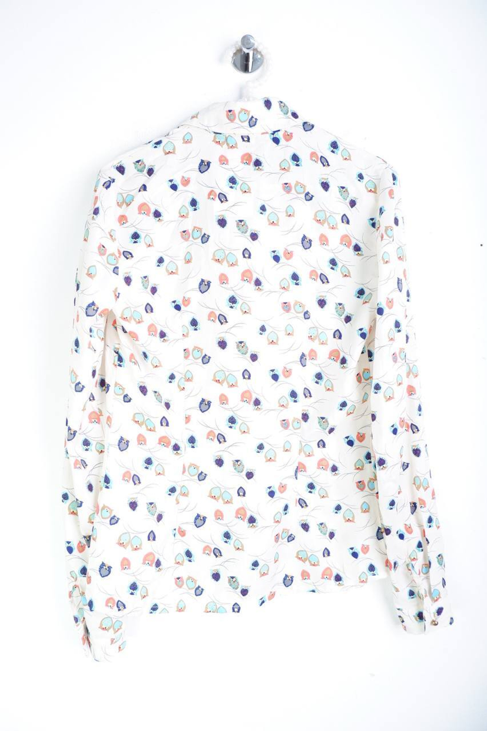 Блузка Kira Plastinina с милым принтом, маркировка XS, визуально на 42 размер