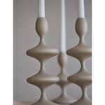 Подсвечник vivlend, 29 см, бежевый