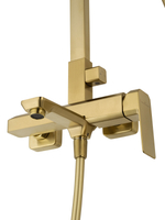 Душевая система WONZON & WOGHAND DIAMOND, Брашированное золото (WW-88739011-BG)