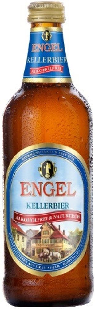 Пиво Энгель Келлербир Хель Безалкогольное / Engel Kellerbir Hell Alkoholfrei 0.5 - стекло