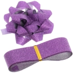 Набор для декорирования «Мерцание» бант 6см, лента 2см (3м), Сиреневый