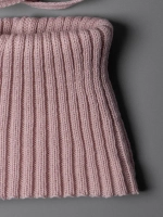 Шапка с завязками и снуд детская, осень