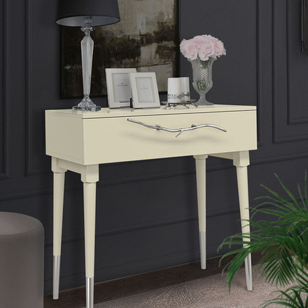 Консоль Арт Колор matte Стайл Сильвер Серый шелк матовый