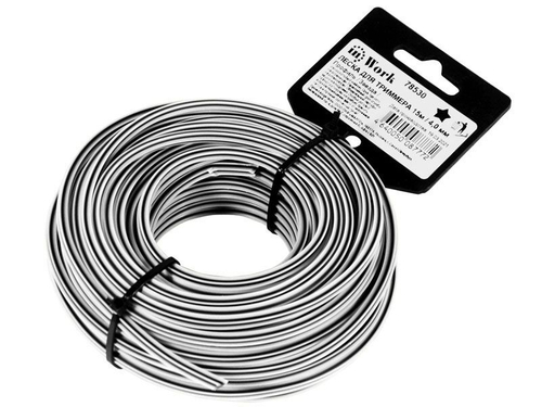 Леска для триммера "Звезда двухцветная" 4,0мм 15м