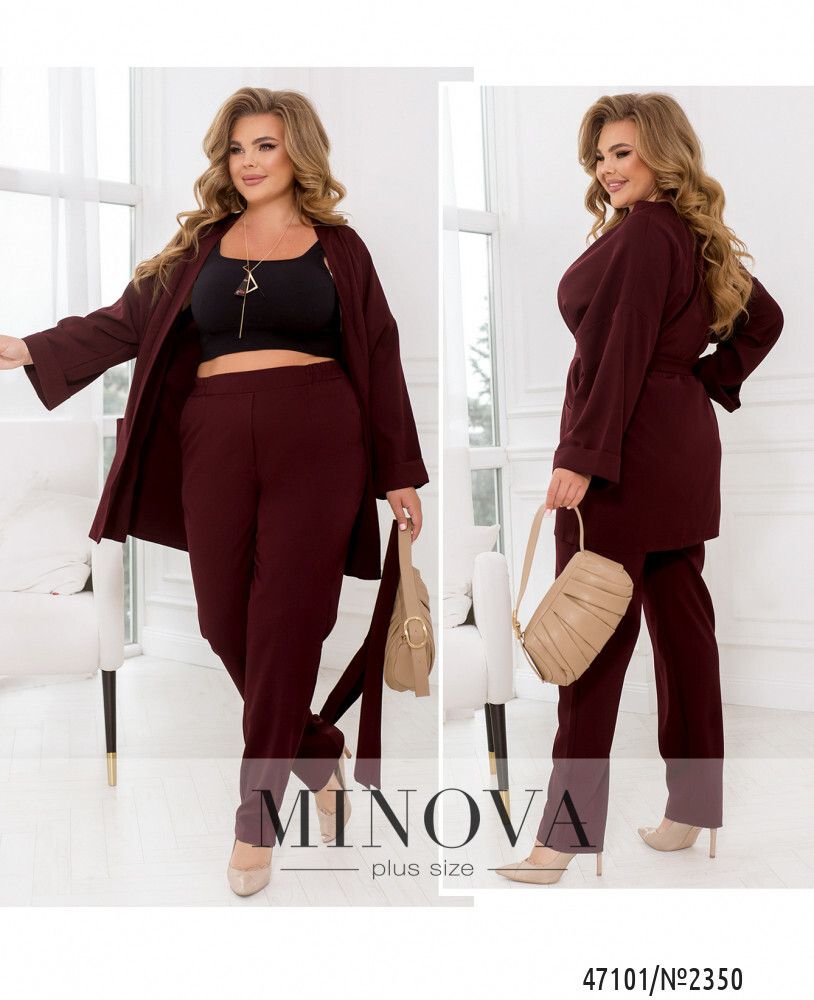 Костюм 2350-бордо Minova