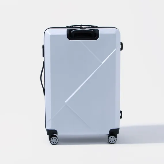 Чемодан большой 28", кодовый замок, цвет белый