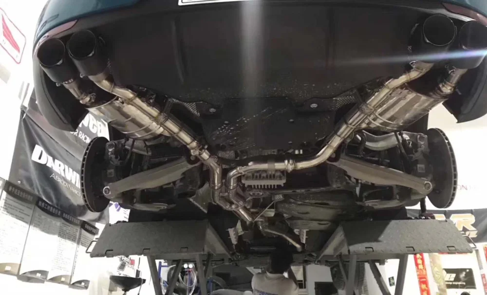 Выхлопная система с заслонками для Porsche Macan 95B.2 2.0T