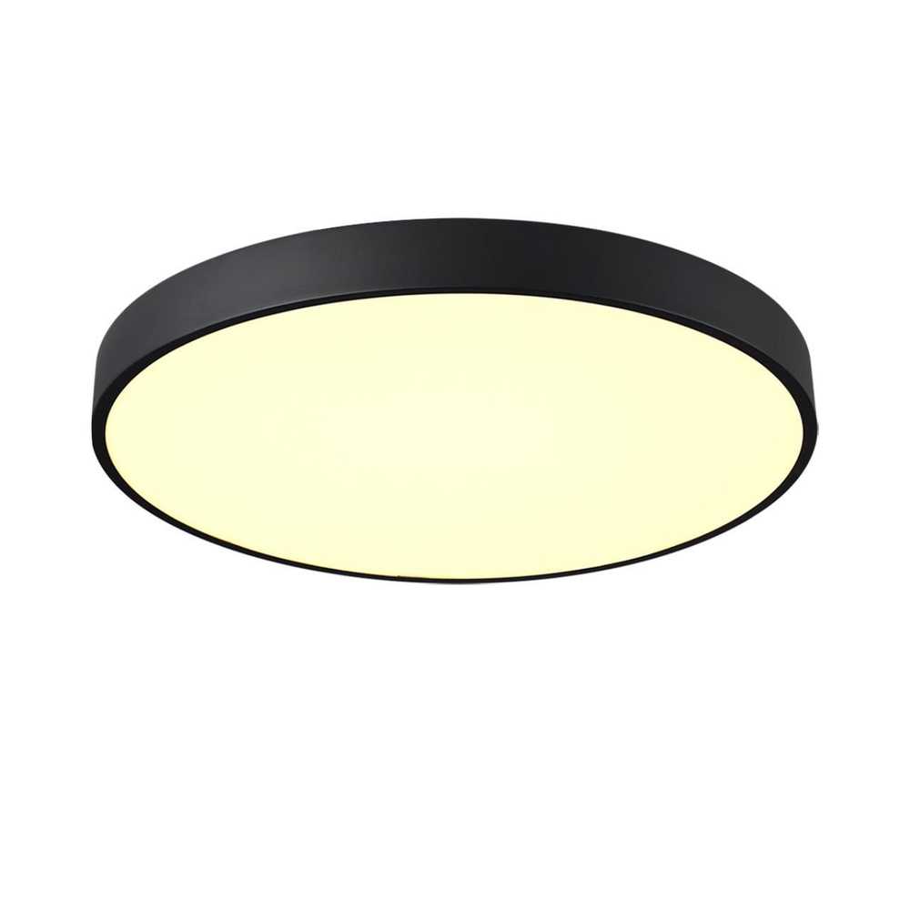 7756/70L MITRA LED SN 097 Светильник металл/акрил/черный LED 60Вт+10Вт(подсветка) 3000K D600 IP20 QUASAR