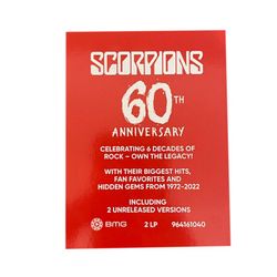 SCORPIONS. From The First Sting (2LP) Скорпионс. Лучшее. Новая запечатанная виниловая пластинка