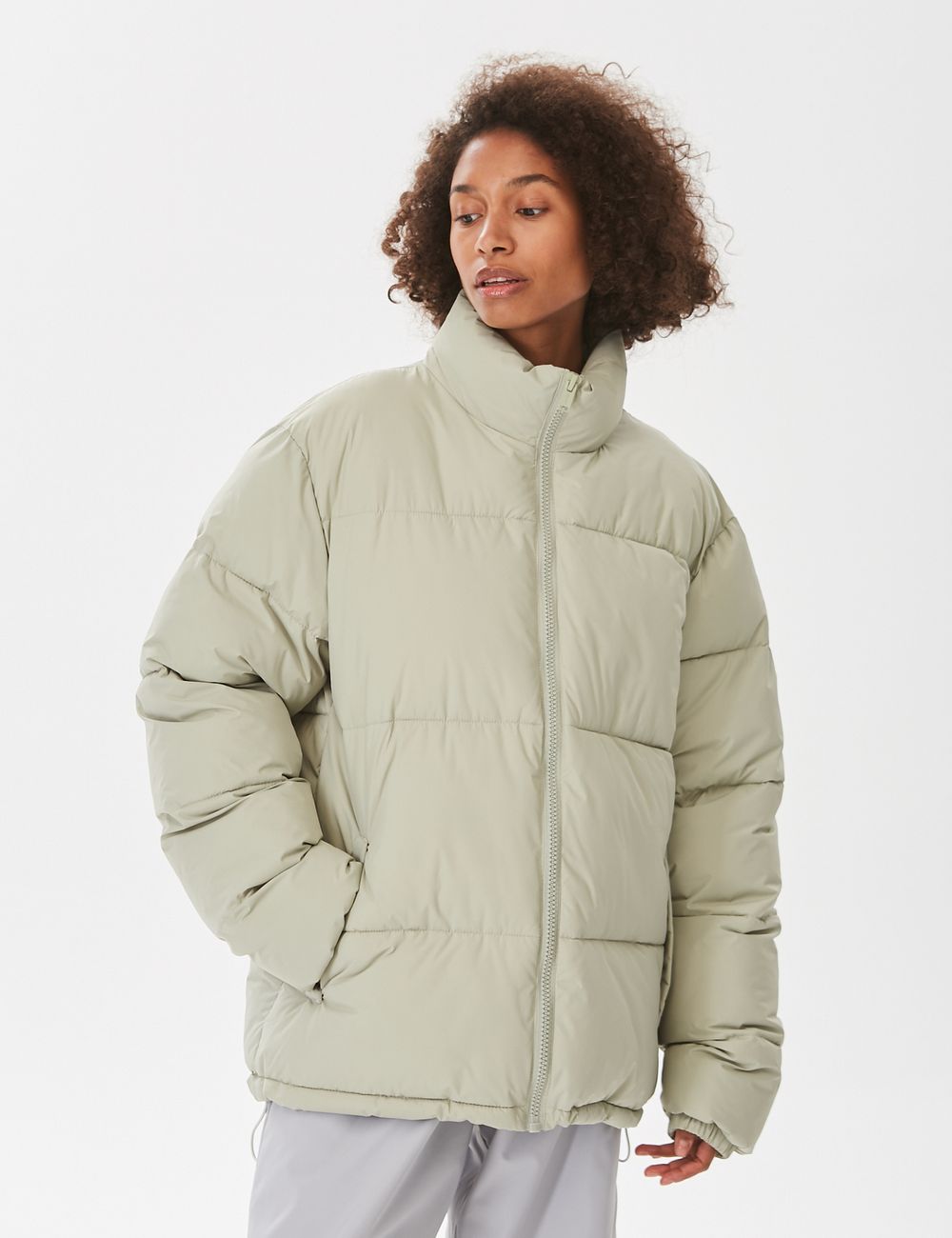 Пуховик ZNY Basic Хаки