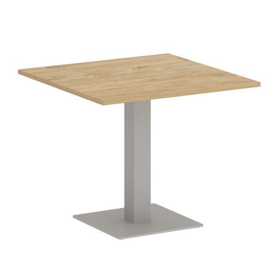 Onix Direct Стол квадратный O.SPRG-2 Тиквуд Светлый/Металл Серый 900*900*750