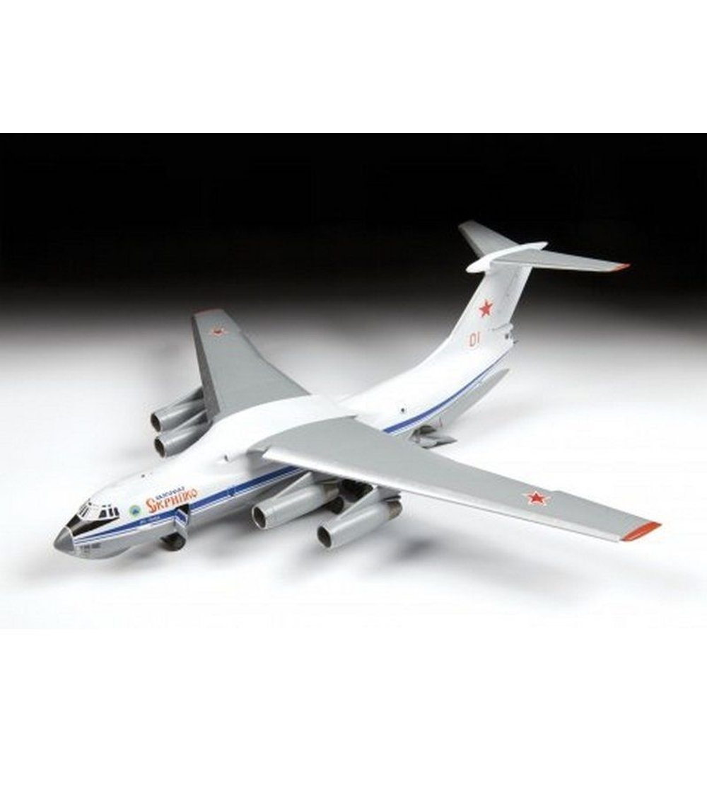 Сборная модель ZVEZDA Военно-транспортный самолёт Ил-76МД, 1/144