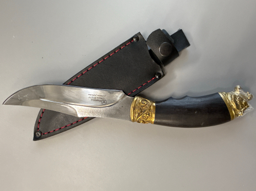 Кизлярский нож с головой (латунь) 4 мм сталь 95Х18