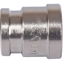 Муфта ВВ переходная никелированная 3/8X1/4 STOUT