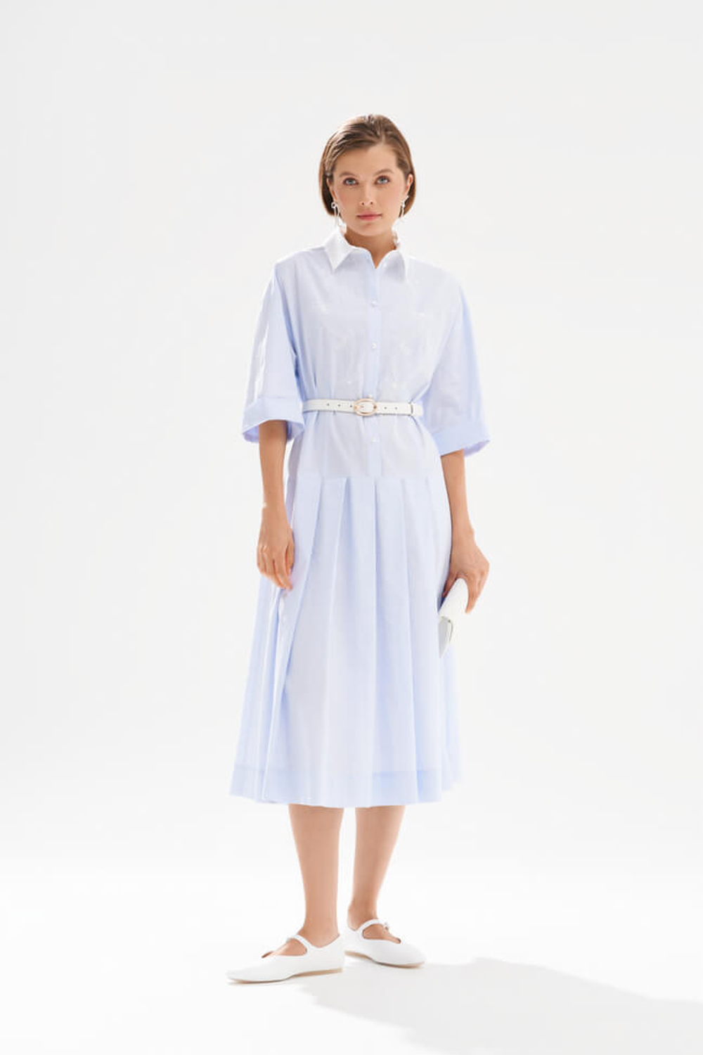 51752 Платье женское (небесно-голубой)