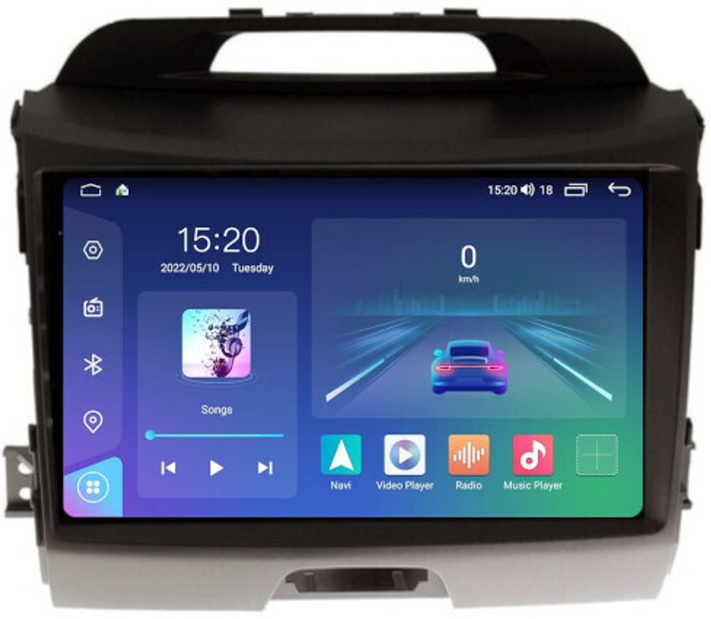 Магнитола для KIA Sportage 3 2010-2016 - Parafar PF537RN2K на Android 13, QLED+2K, ТОП процессор, 4Гб+32Гб, CarPlay, 4G SIM-слот