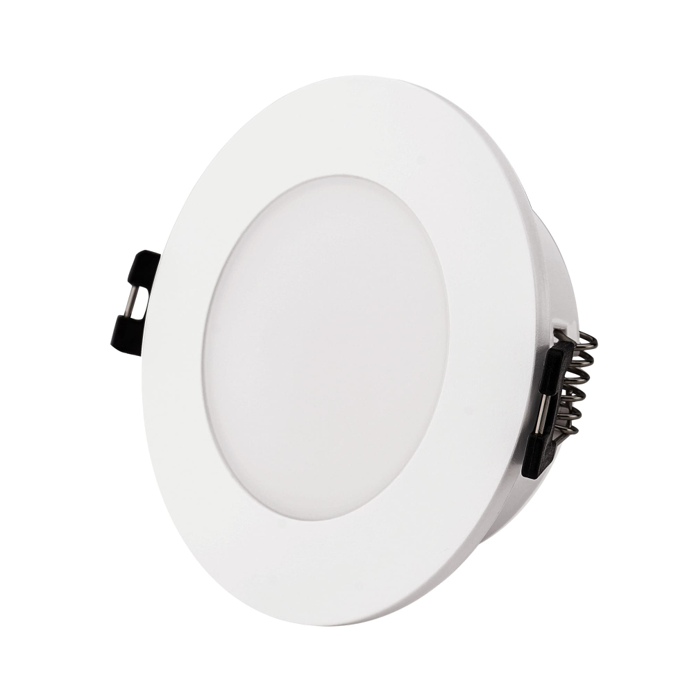 ST907.508.01_3 Светильник встраиваемый со сменным модулем ST-Luce белый/прозрачный LED 1*5.5W 4000K Встраиваемые светильники