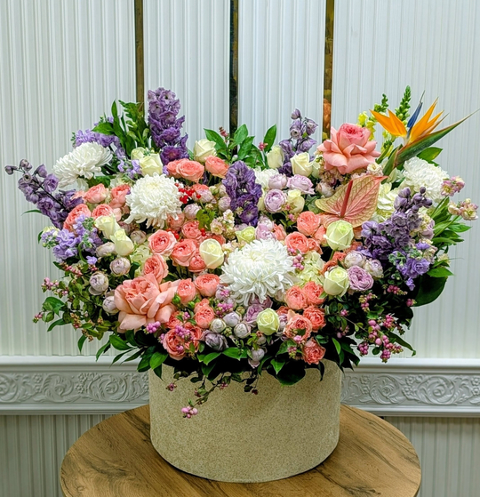 Композиция в коробке Gold storm