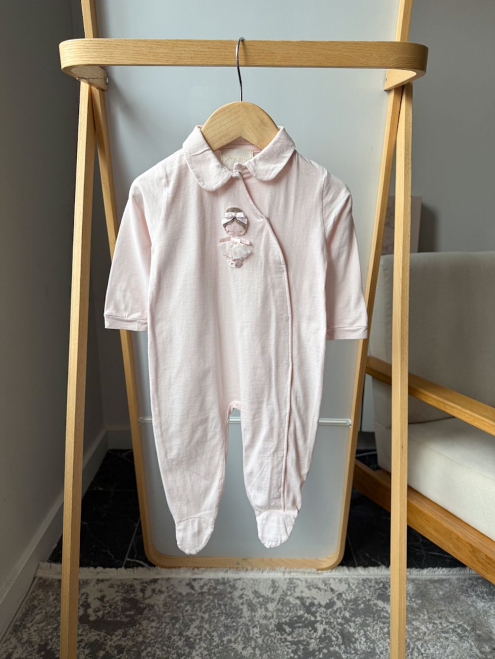 Хлопковое комбинезон слип Story Loris Luxury, 68