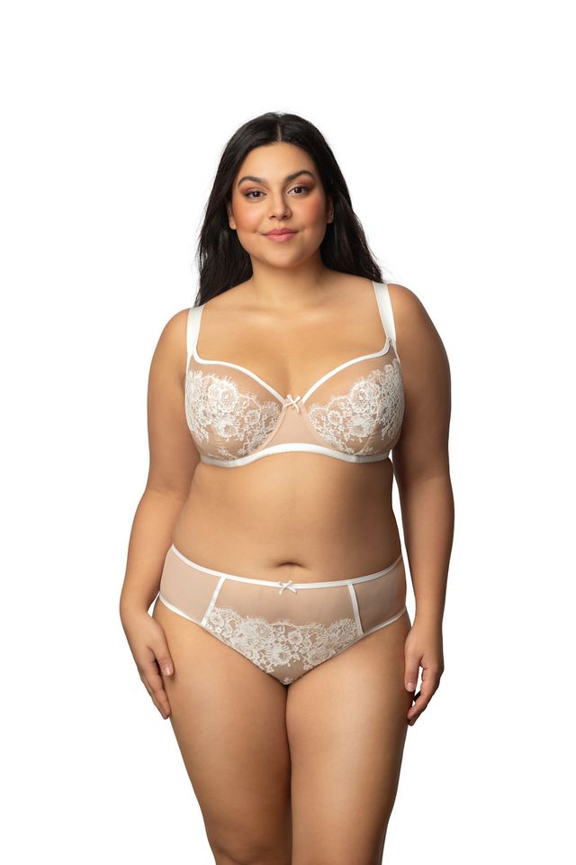 Роскошный бюстгальтер с мягкой чашкой M-3804-2 Frances Beige-Milk