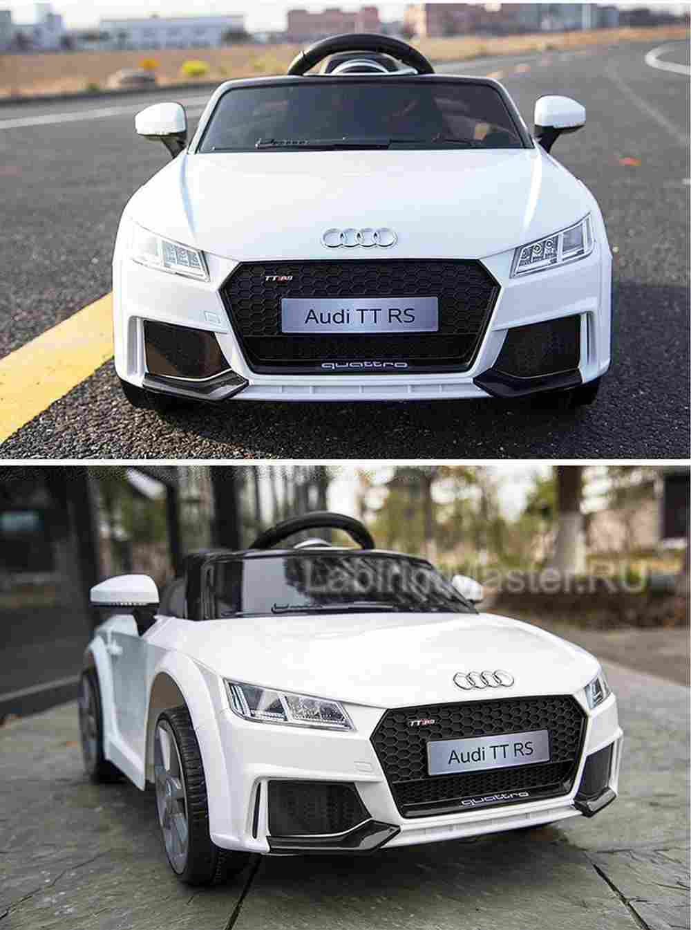 Детский электромобиль "AUDI TTRS" 6V, желтый