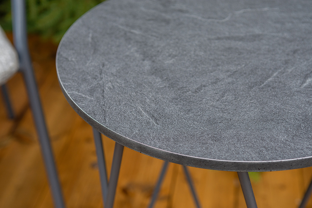 "Марокко" кофейный комплект из алюминия, цвет темно-серый