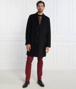 Хлопковое пальто h-hyde-c-224 BOSS BLACK - черный(50485199)