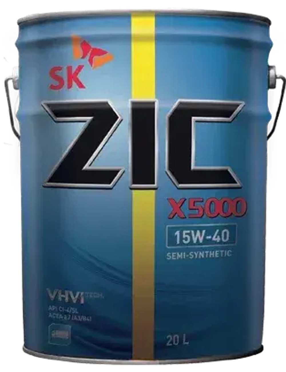 ZIC X5000 DIES.CI-4 15w-40 20L