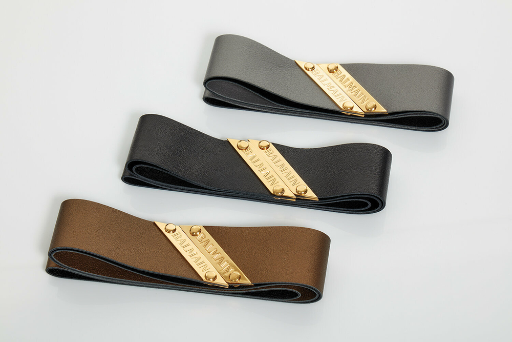 Balmain Hair Кожаная лента для волос Genuine Leather Headband