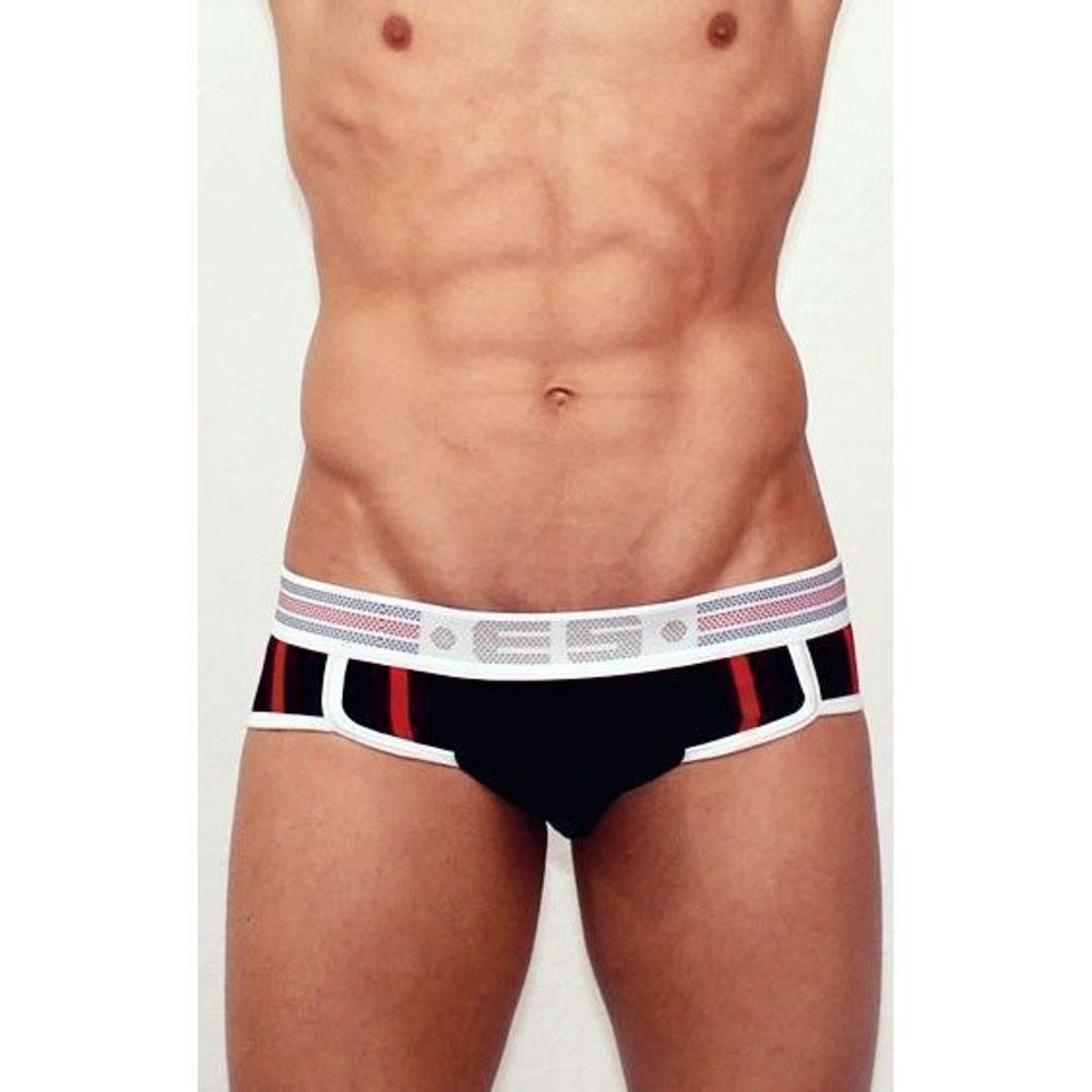 Мужские трусы брифы черные ES Collection Olympic Sport Brief Black