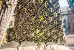 Подвесное кресло CARTAGENA (корич, беж.-корич., светло-корич.)с подушкой и деревянным каркасом CORSA