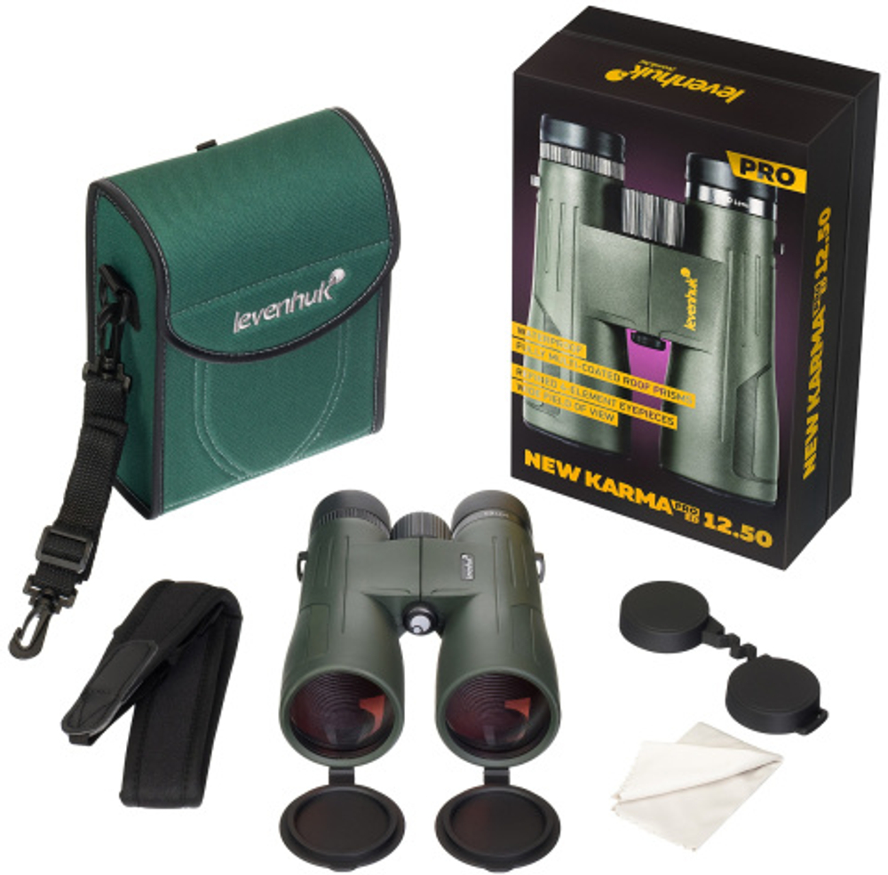 Бинокль Levenhuk New Karma PRO ED 12x50